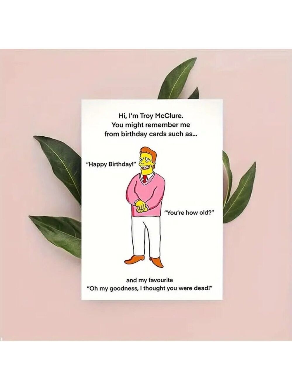 ($5) The Simpsons Card